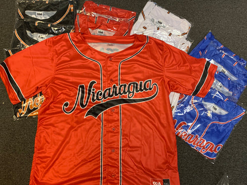 NICARAGUA BUTTON DOWN JERSEYS 🇳🇮