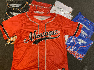 NICARAGUA BUTTON DOWN JERSEYS 🇳🇮