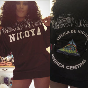 Black NICOYA HOODIE and mask