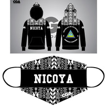 Black NICOYA HOODIE and mask