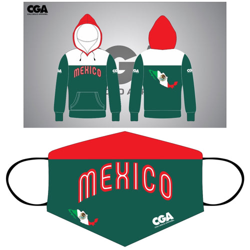 MEXICO 🇲🇽 HOODIE/MASK FREE SHIPPING